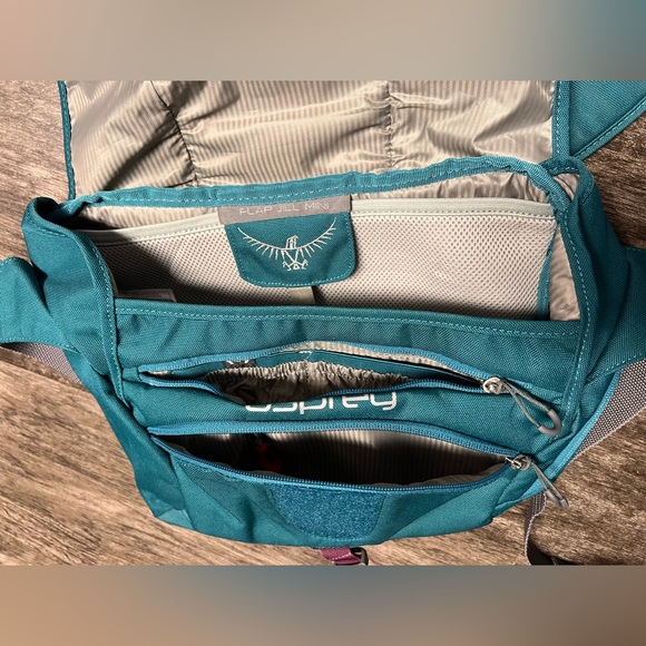 OSPREY Teal TABLET Device CROSSBODY Messenger BAG - Picture 5 of 16